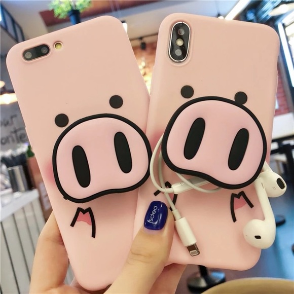 BOGO FREE iPhone 7/8/X/XS Max Pig Case - Picture 6 of 8